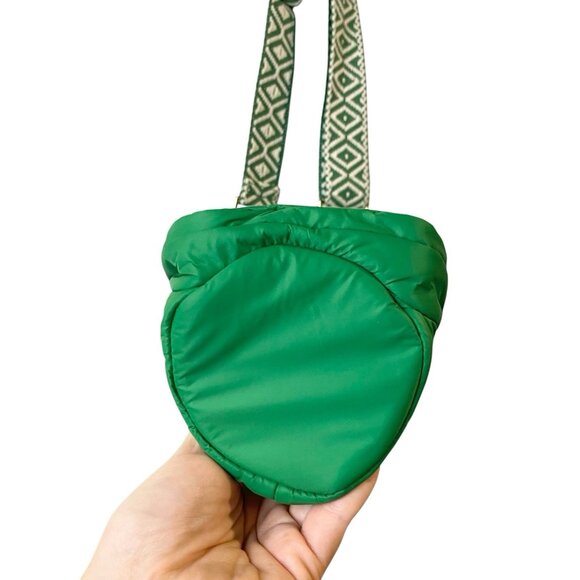 WanderFull HydroBag Green Puffer Crossbody Water Bottle Bag Carrier Sling NEW - Picture 3 of 9